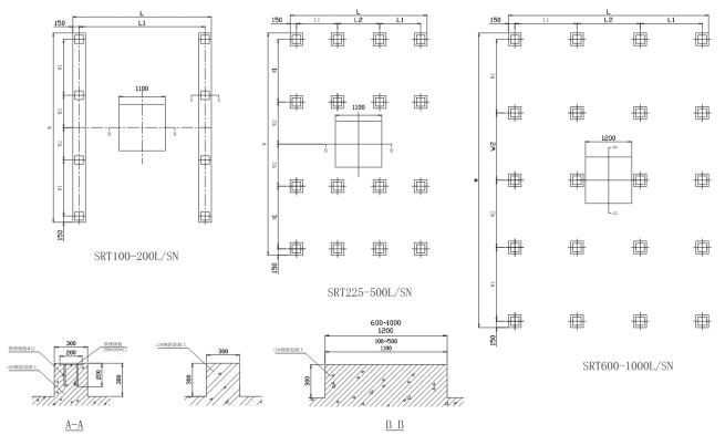 横流冷却塔根本图